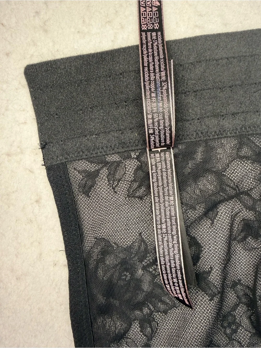 Victoria Secret Womens Very Sexy Push Up Corset 36C Faux Leather Y2K Rave Grunge